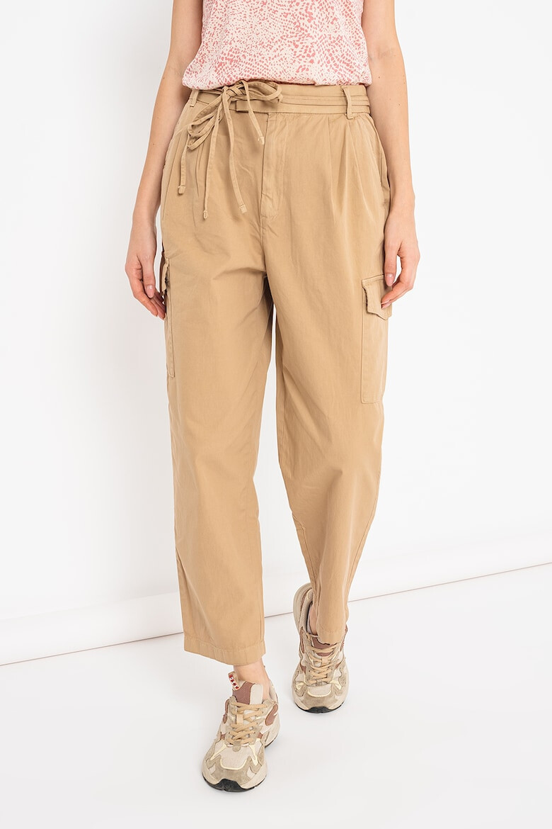 GAP Pantaloni cargo cu talie inalta - Pled.ro