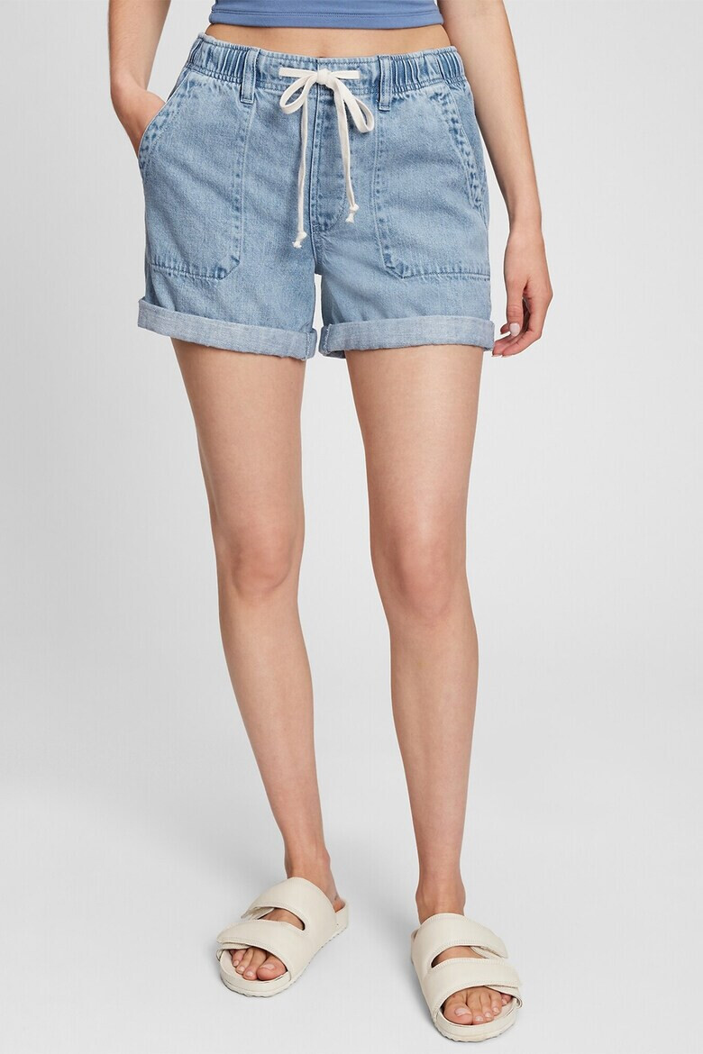 GAP Pantaloni scurti de denim cu snur in talie - Pled.ro