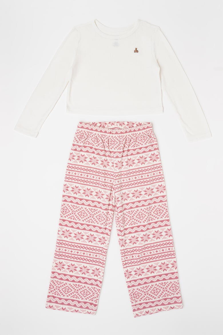 GAP Pijama cu pantaloni lungi si decolteu rotund - Pled.ro