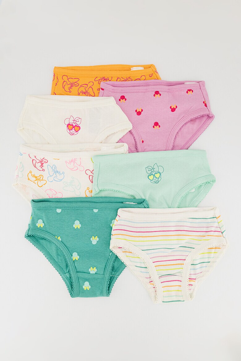 GAP Set de chiloti de bumbac organic Minnie Mouse - 6 perechi - Pled.ro