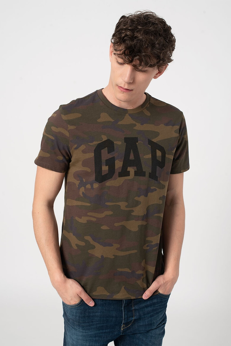 GAP Set de tricouri cu imprimeu logo si camuflaj - 2 piese - Pled.ro