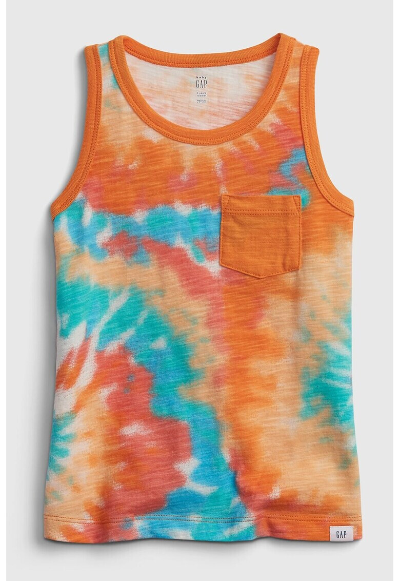 GAP Top de bumbac cu imprimeu tie-dye - Pled.ro