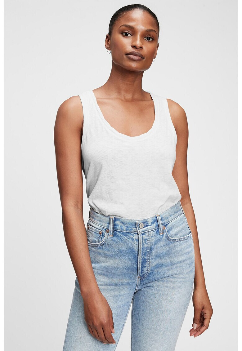 GAP Top relaxed fit de bumbac organic - Pled.ro