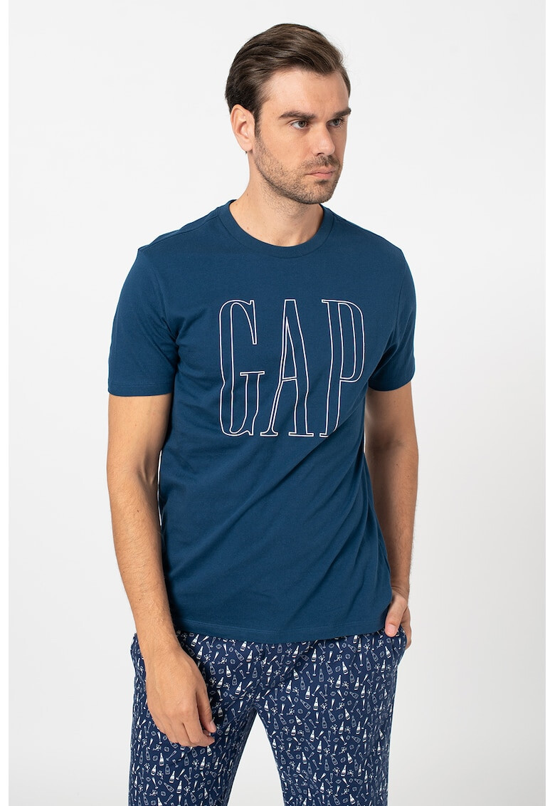 GAP Tricou de bumbac cu imprimeu logo - Pled.ro