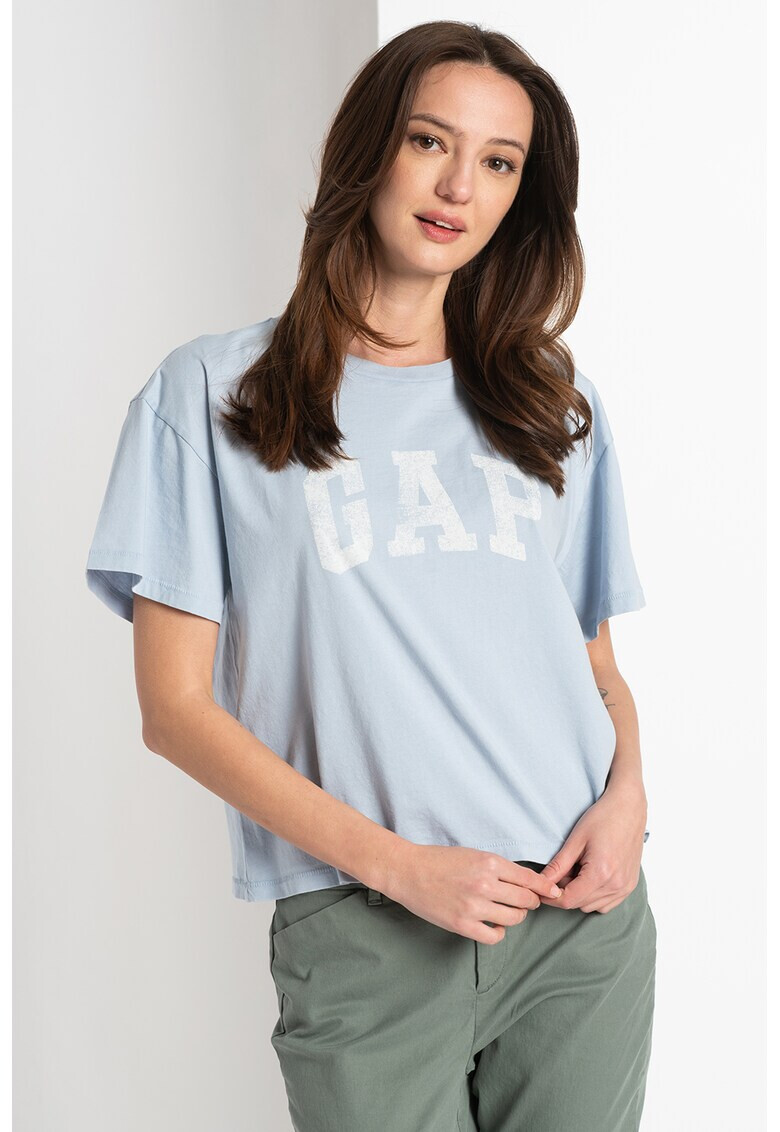 GAP Tricou de bumbac cu imprimeu logo000619108 - Pled.ro