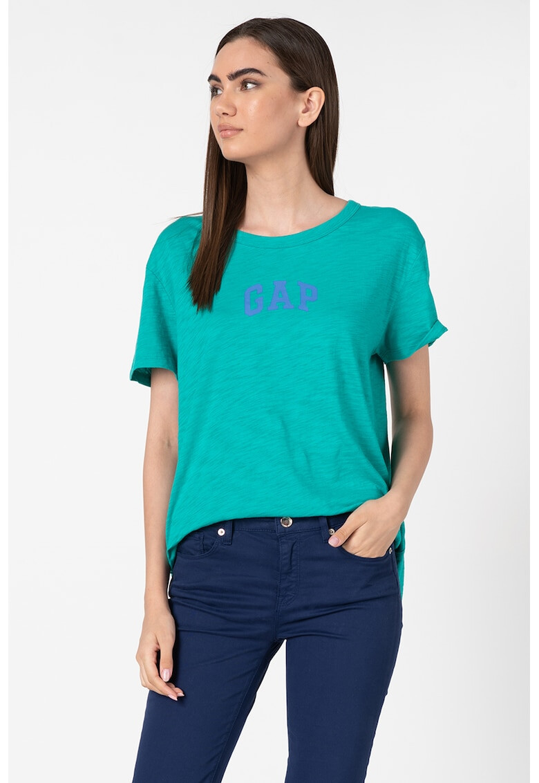 GAP Tricou cu imprimeu logo contrastant - Pled.ro