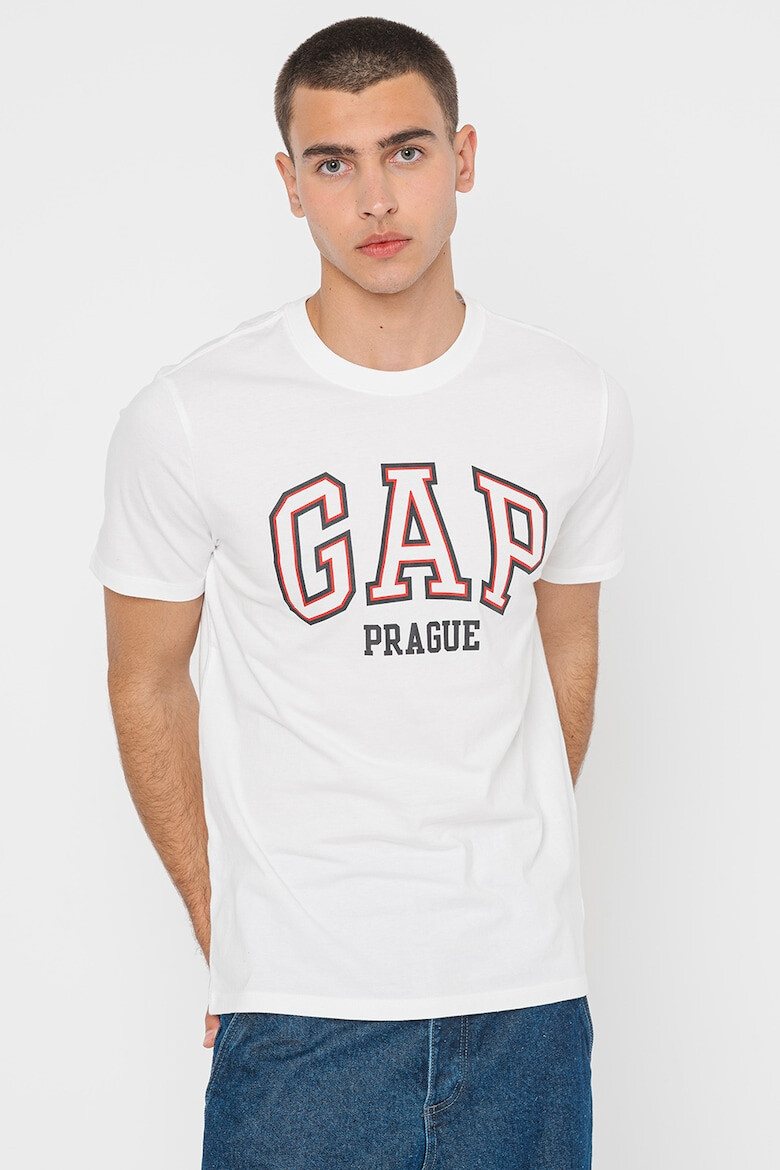 GAP Tricou cu imprimeu logo contrastant - Pled.ro