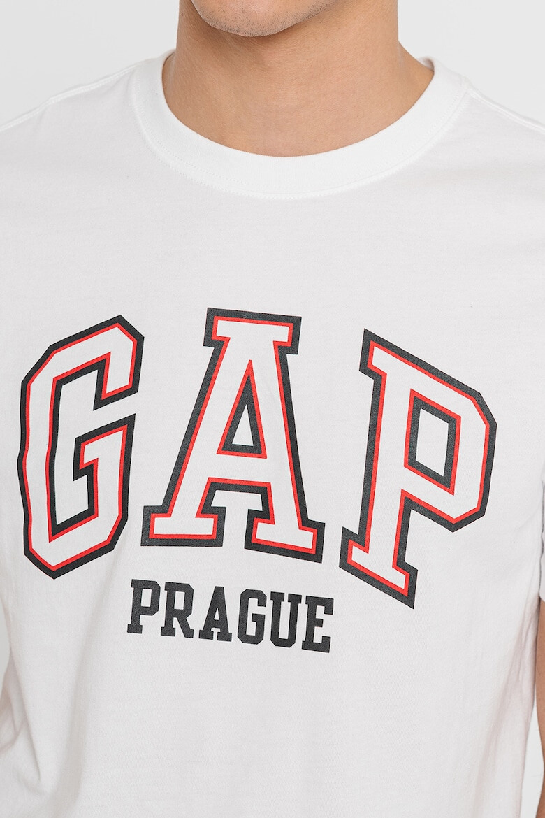 GAP Tricou cu imprimeu logo contrastant - Pled.ro