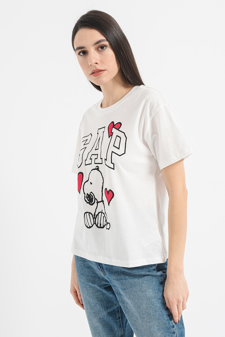 GAP Tricou cu imprimeu Snoopy - Pled.ro