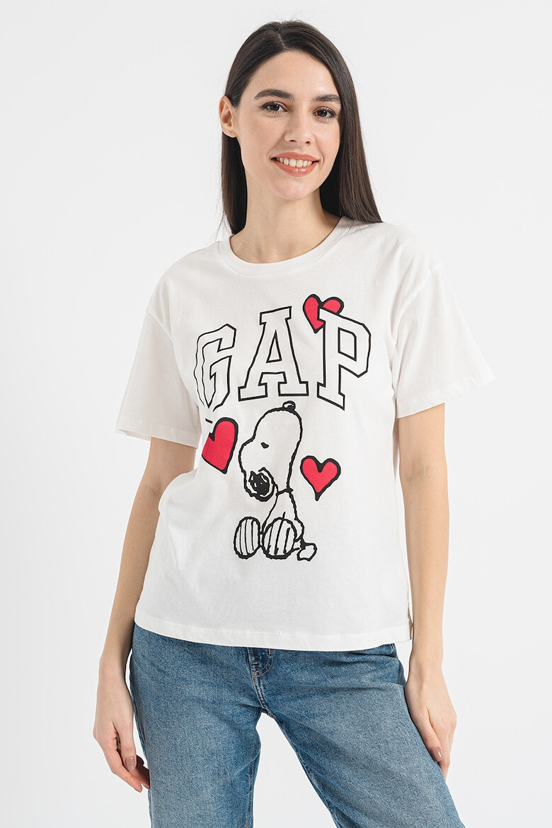 GAP Tricou cu imprimeu Snoopy - Pled.ro