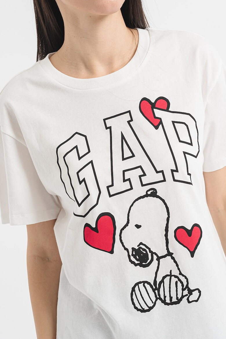 GAP Tricou cu imprimeu Snoopy - Pled.ro