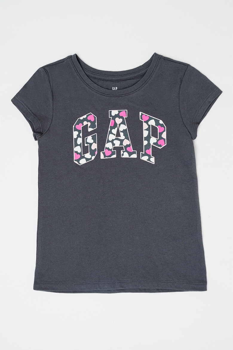 GAP Tricou cu logo si decolteu rotund - Pled.ro