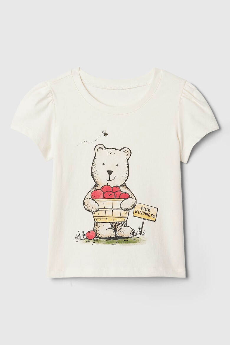 GAP Tricou de bumbac cu imprimeu - Pled.ro