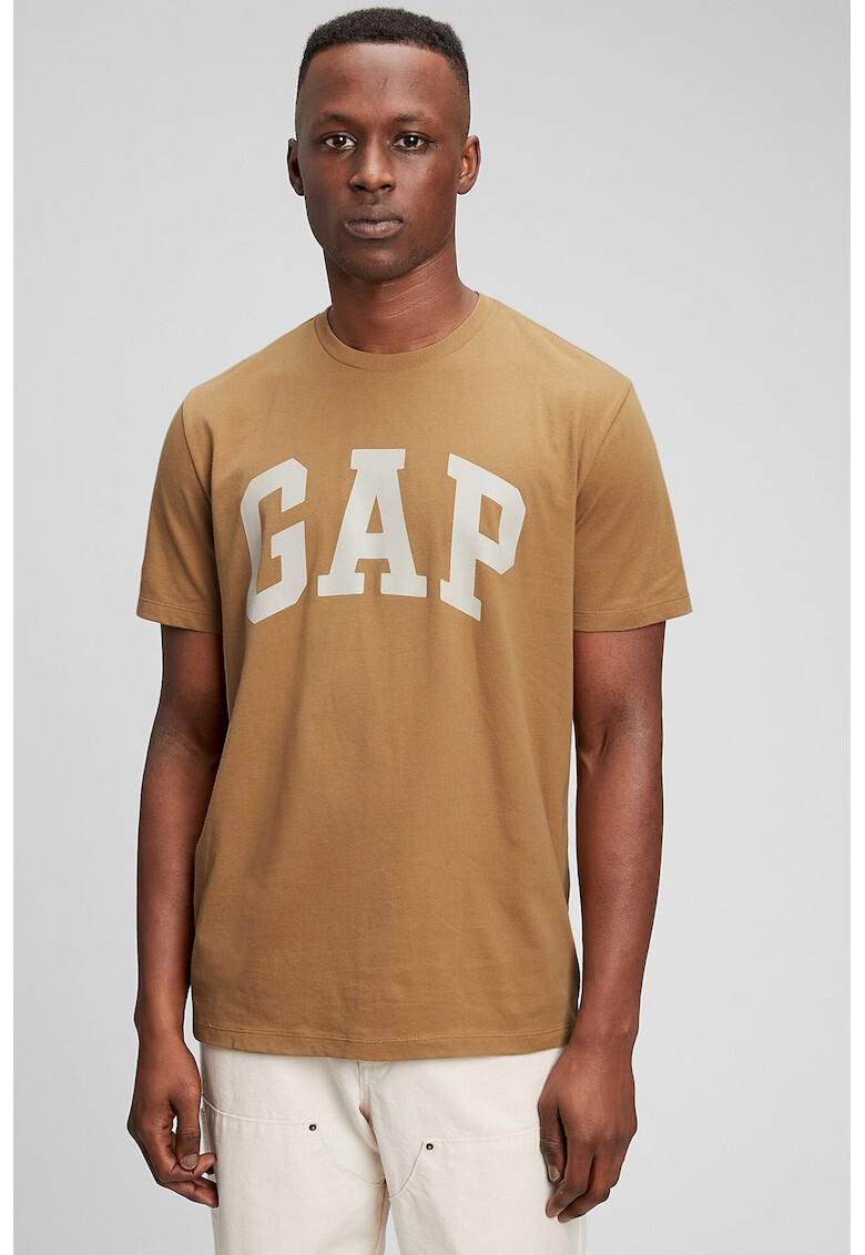 GAP Tricou de bumbac cu imprimeu logo - Pled.ro