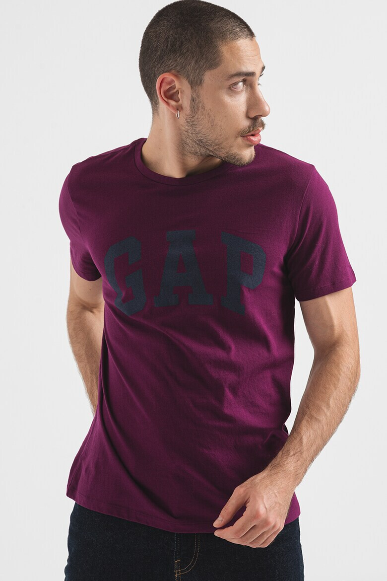 GAP Tricou de bumbac cu imprimeu logo - Pled.ro