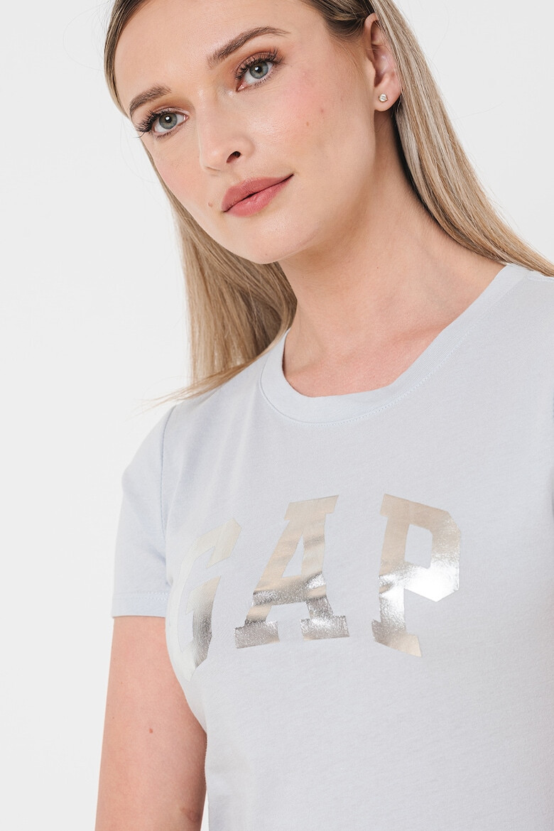 GAP Tricou de bumbac cu imprimeu logo - Pled.ro