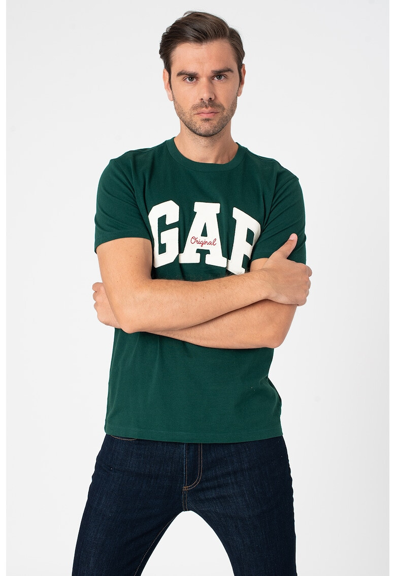 GAP Tricou de bumbac cu imprimeu logo - Pled.ro