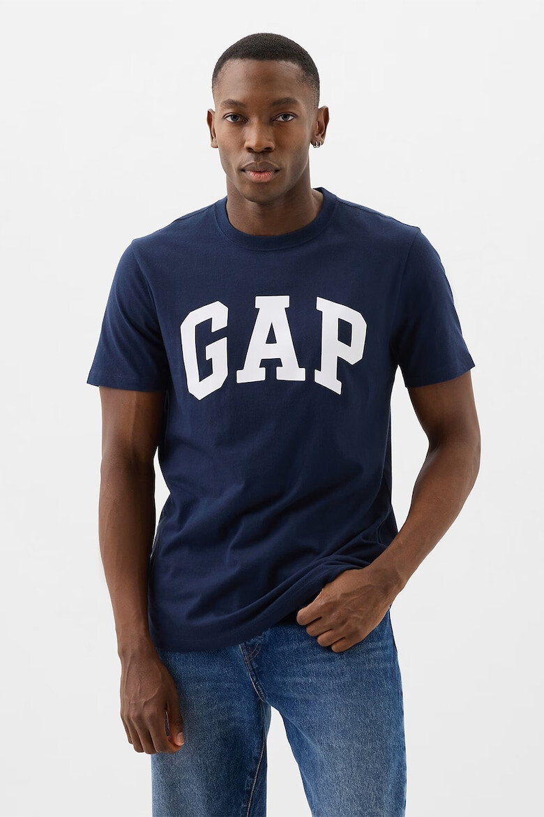 GAP Tricou de bumbac cu imprimeu logo - Pled.ro