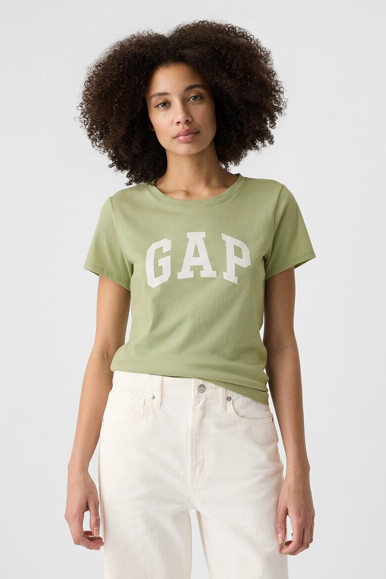 GAP Tricou de bumbac cu imprimeu logo - Pled.ro