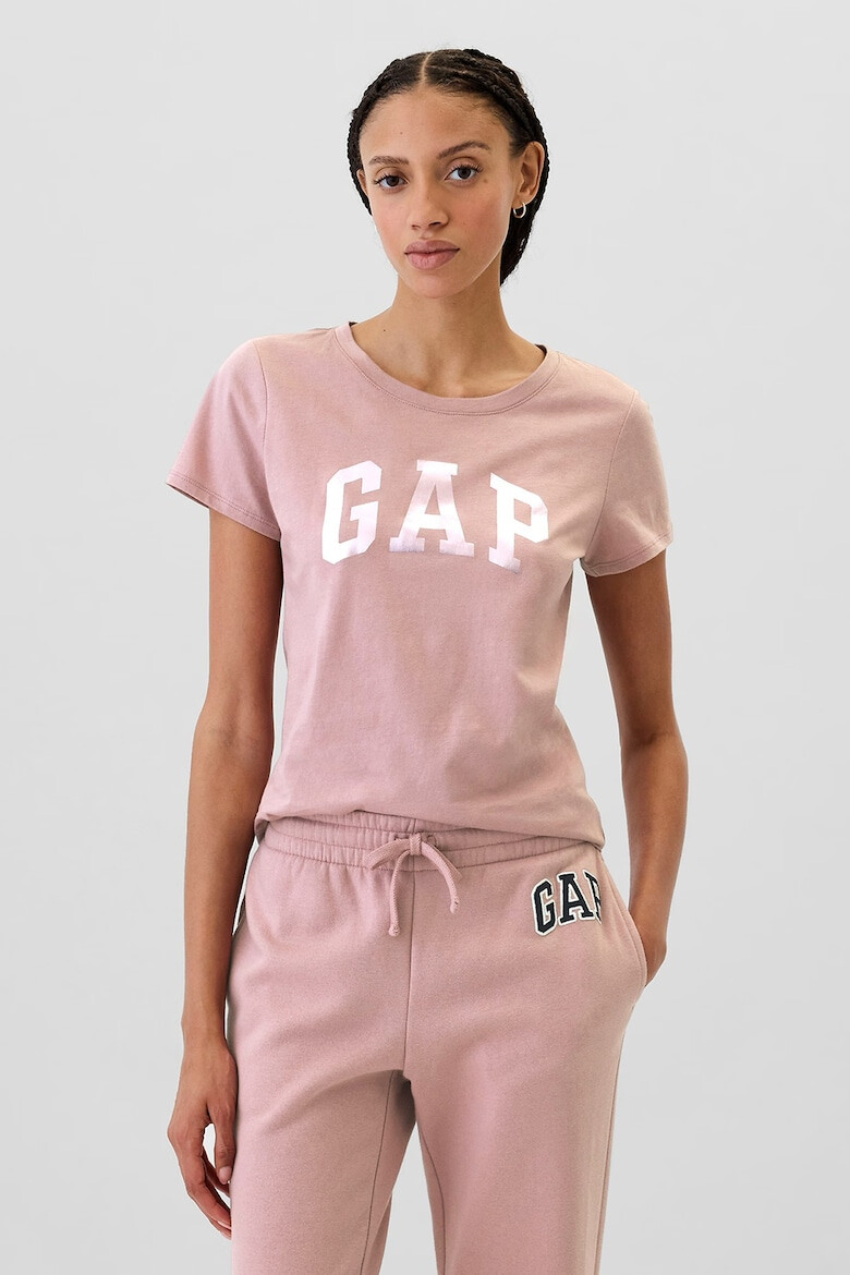 GAP Tricou de bumbac cu imprimeu logo - Pled.ro