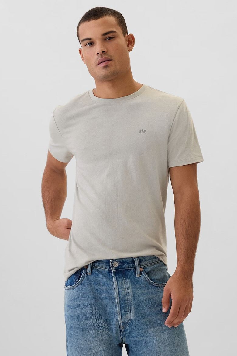 GAP Tricou de bumbac cu logo - Pled.ro