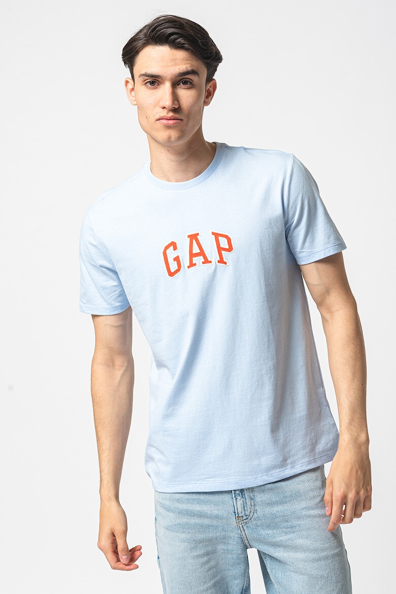 GAP Tricou de bumbac cu logo brodat - Pled.ro