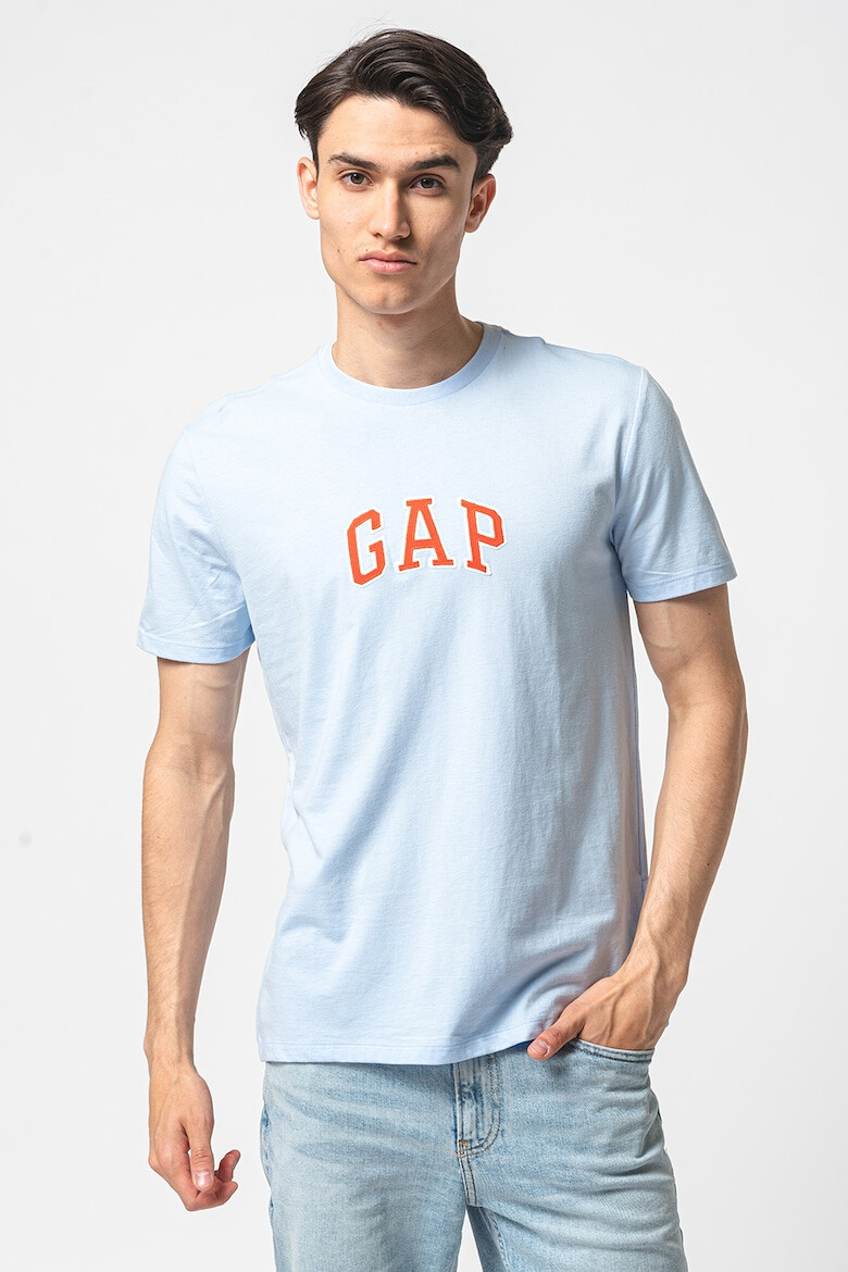 GAP Tricou de bumbac cu logo brodat - Pled.ro