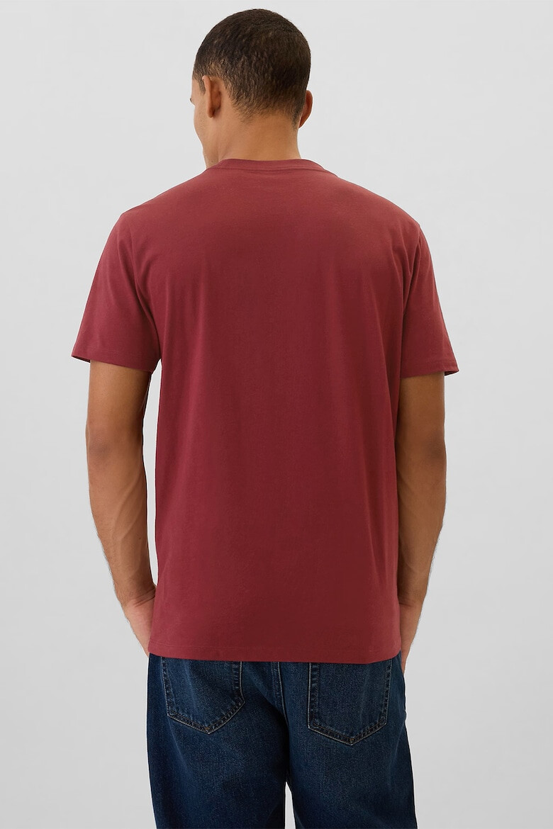 GAP Tricou de bumbac cu logo brodat - Pled.ro