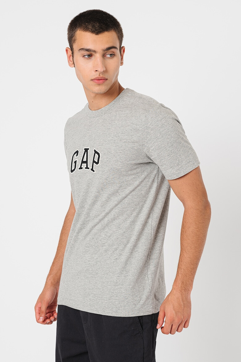 GAP Tricou de bumbac cu logo brodat - Pled.ro