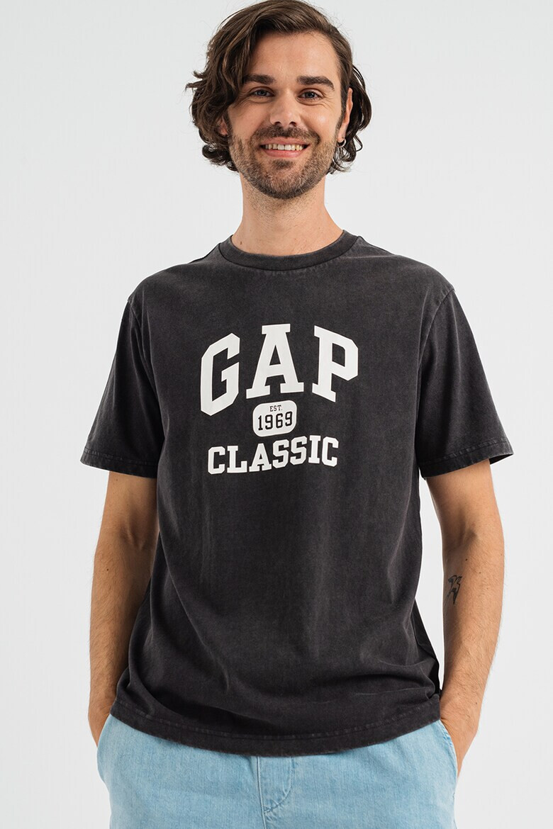 GAP Tricou de bumbac organic cu imprimeu logo - Pled.ro