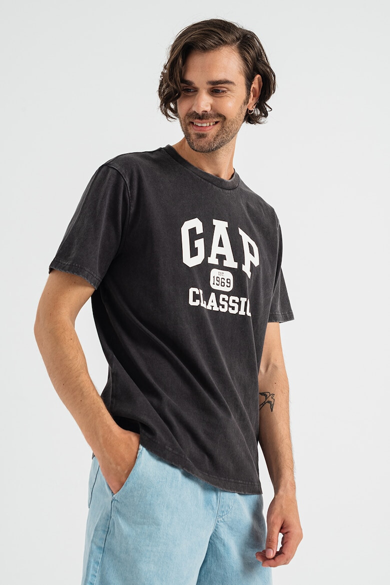 GAP Tricou de bumbac organic cu imprimeu logo - Pled.ro