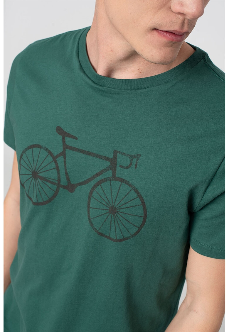 GAP Tricou din bumbac cu imprimeu bicicleta - Pled.ro