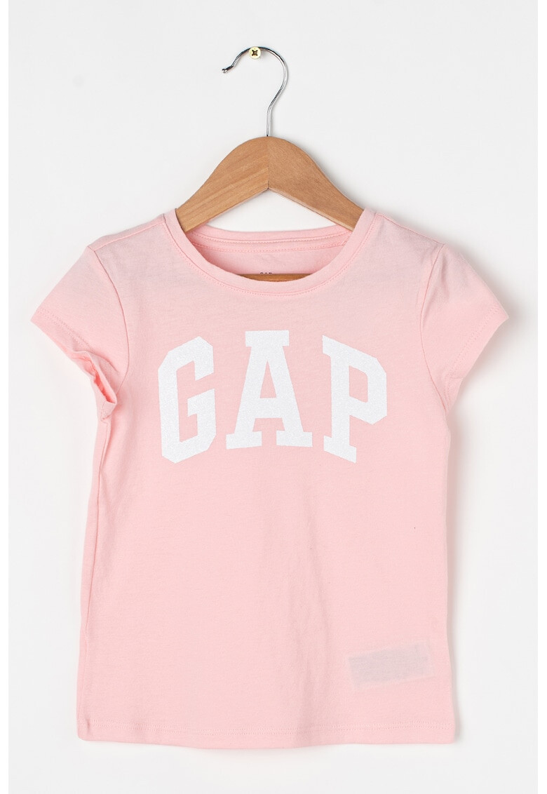 GAP Tricou din jerseu cu imprimeu logo contrastant - Pled.ro