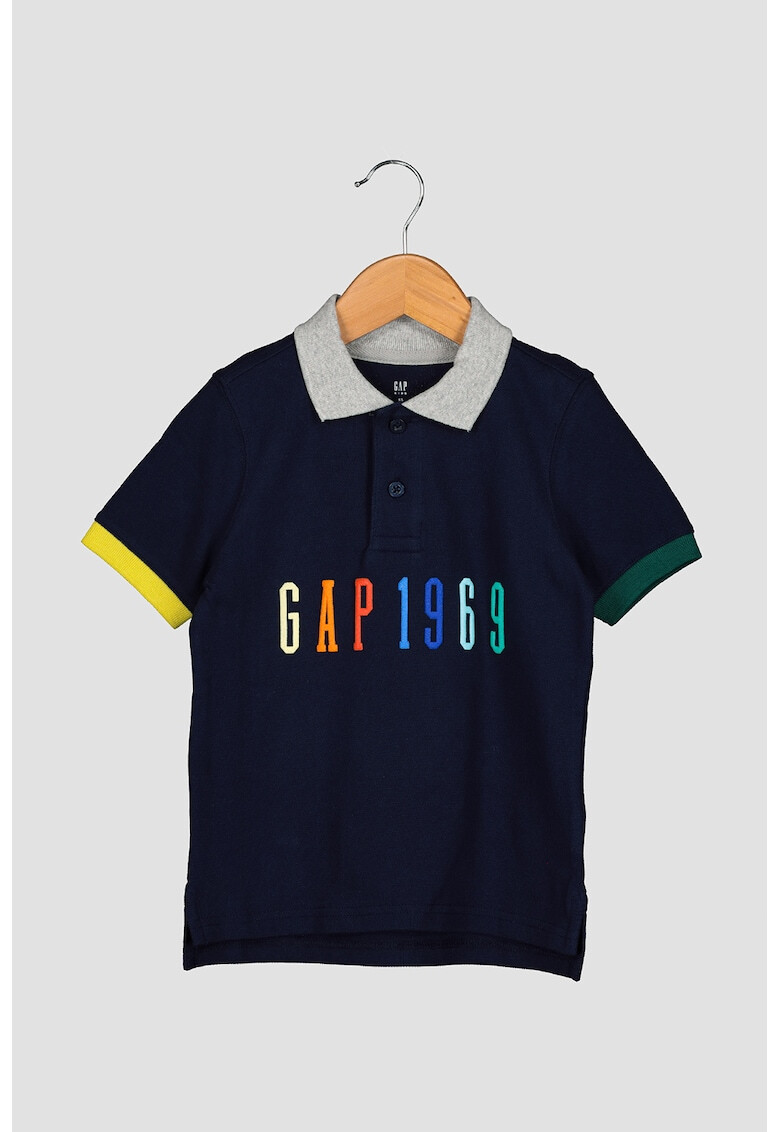 GAP Tricou polo cu imprimeu logo - Pled.ro