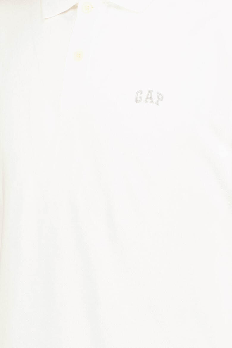 GAP Tricou polo cu broderie logo discreta - Pled.ro