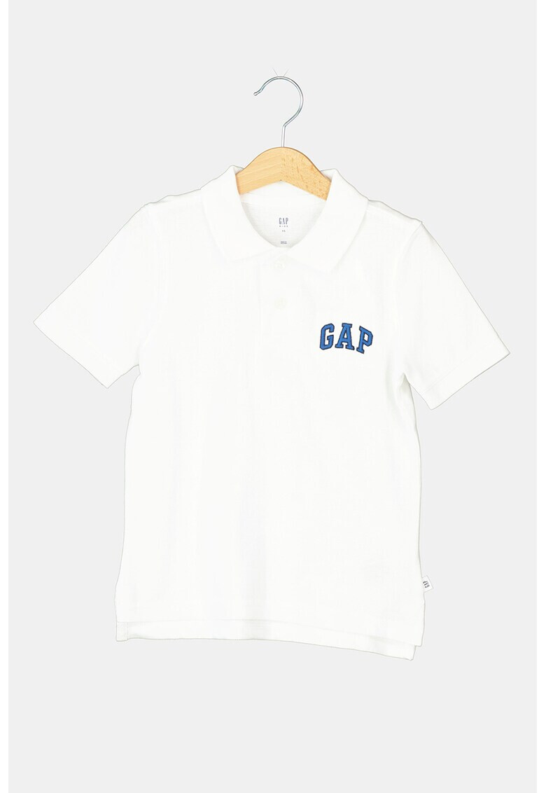 GAP Tricou polo de pique din bumbac - Pled.ro