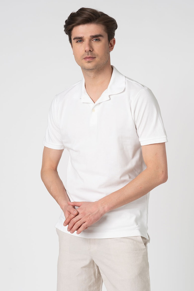 GAP Tricou polo din material pique - Pled.ro