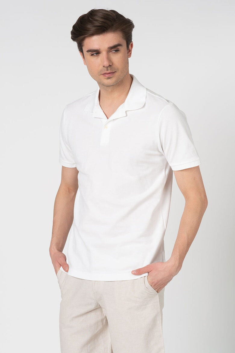 GAP Tricou polo din material pique - Pled.ro