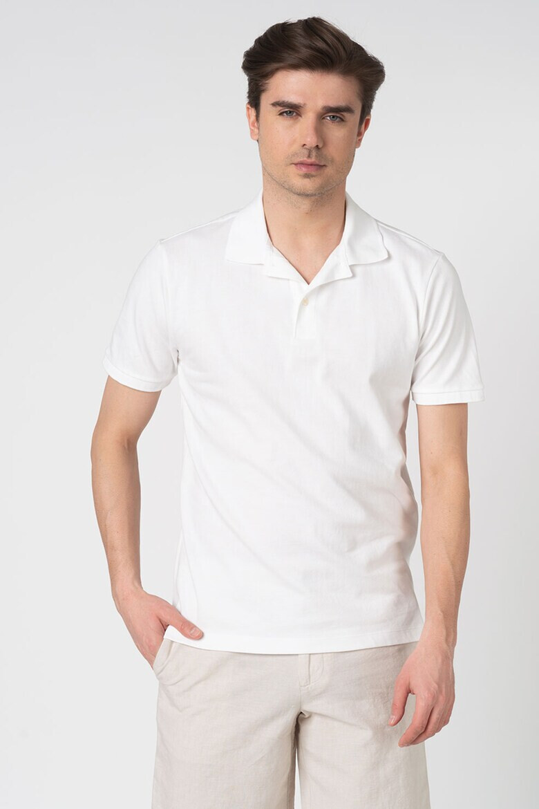 GAP Tricou polo din material pique - Pled.ro