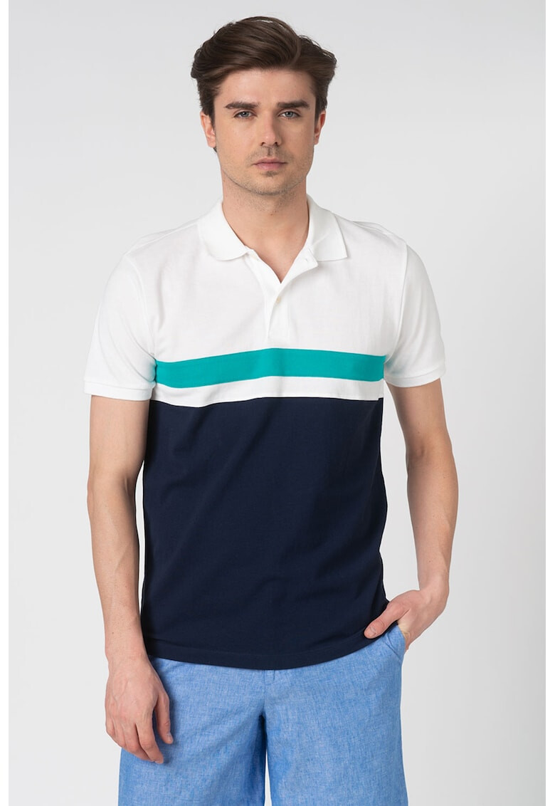 GAP Tricou polo din material pique - Pled.ro