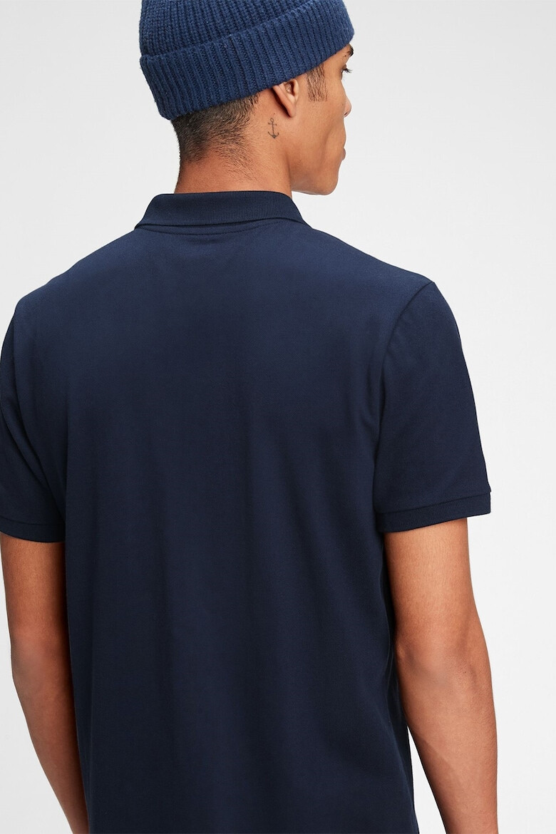 GAP Tricou polo din material pique - Pled.ro