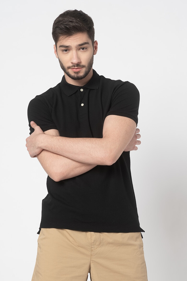 GAP Tricou polo din material pique - Pled.ro