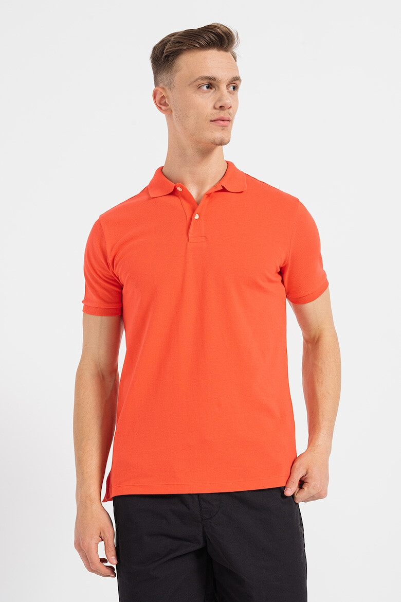 GAP Tricou polo din material pique - Pled.ro