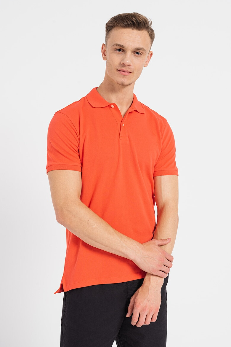 GAP Tricou polo din material pique - Pled.ro