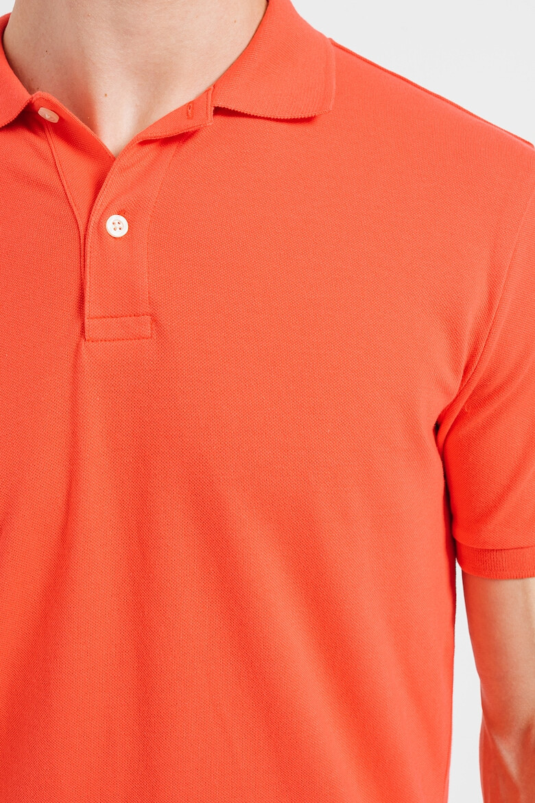 GAP Tricou polo din material pique - Pled.ro