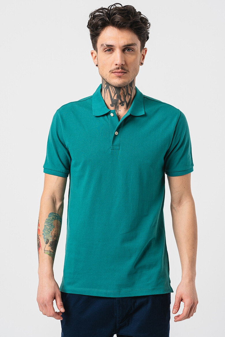 GAP Tricou polo din material pique - Pled.ro