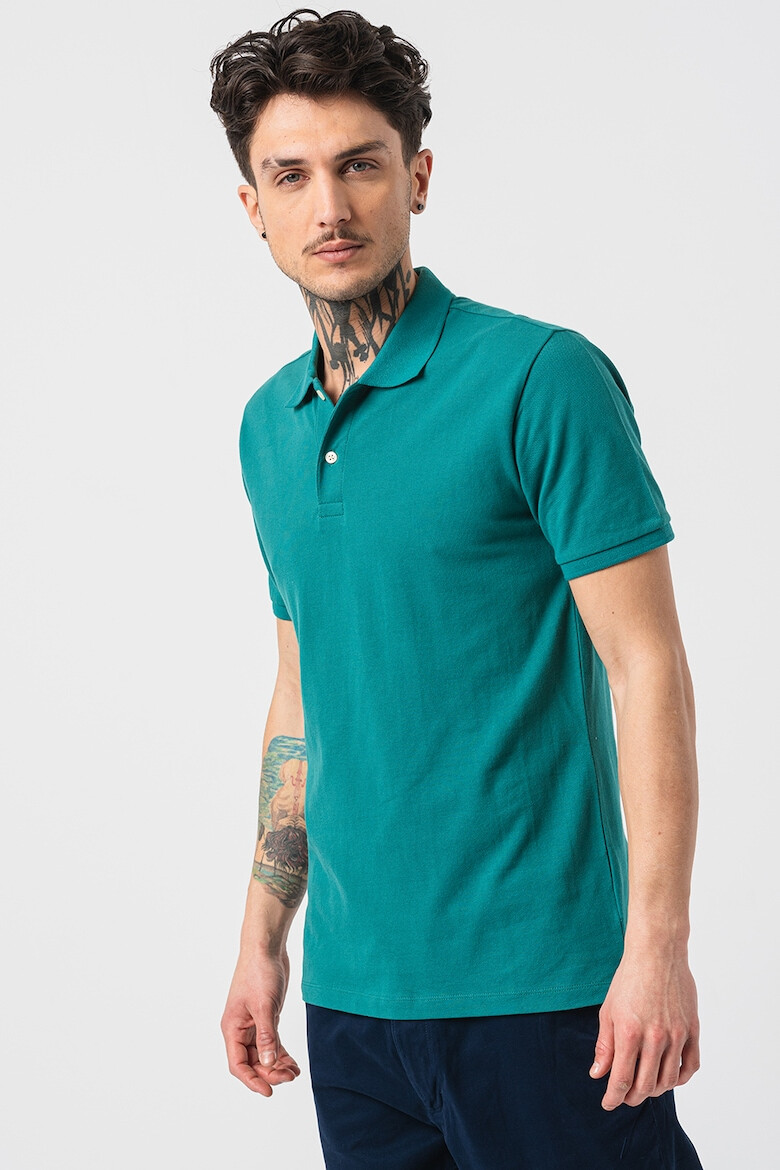 GAP Tricou polo din material pique - Pled.ro