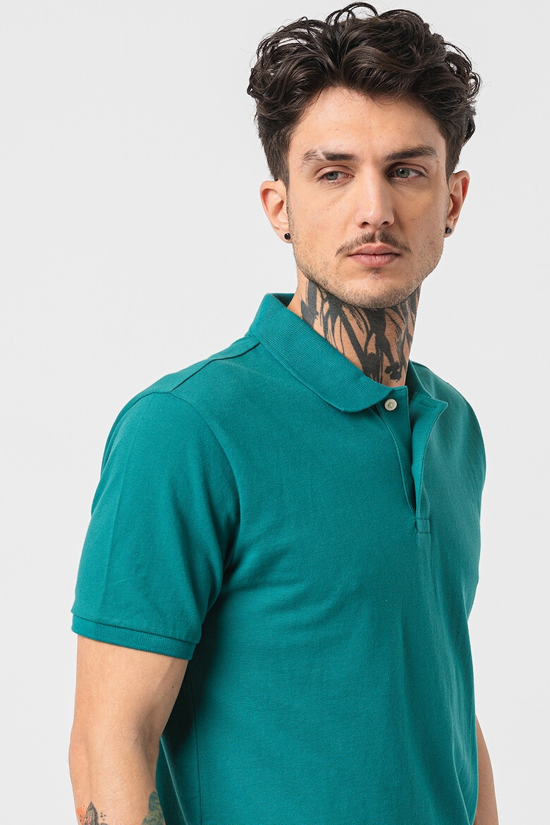 GAP Tricou polo din material pique - Pled.ro