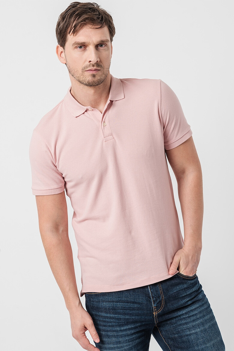 GAP Tricou polo din material pique - Pled.ro