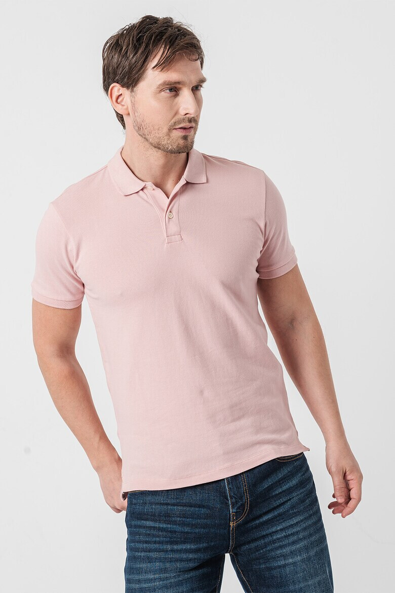 GAP Tricou polo din material pique - Pled.ro